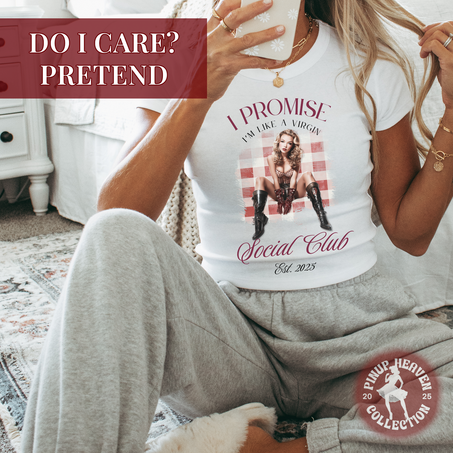 I'm Like Virgin - Going Out Tops for Women, Graphic Tees for Women Y2k Tops, Crop Tops for Women, Womens Baby Tees, Funny Shirts