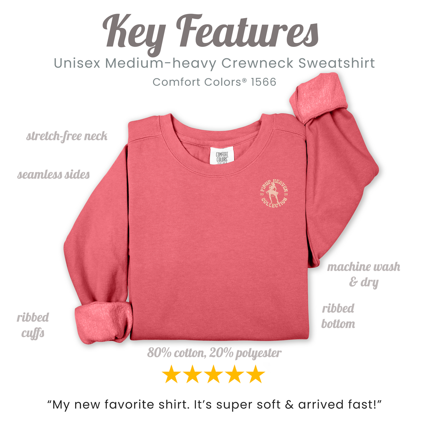 Hot Mess Express Sweatshirt, Cozy Pinup Shirt, Super Soft Top, Funny Sassy Cute Gift for Her,  Pinup Heaven 2026 Collection