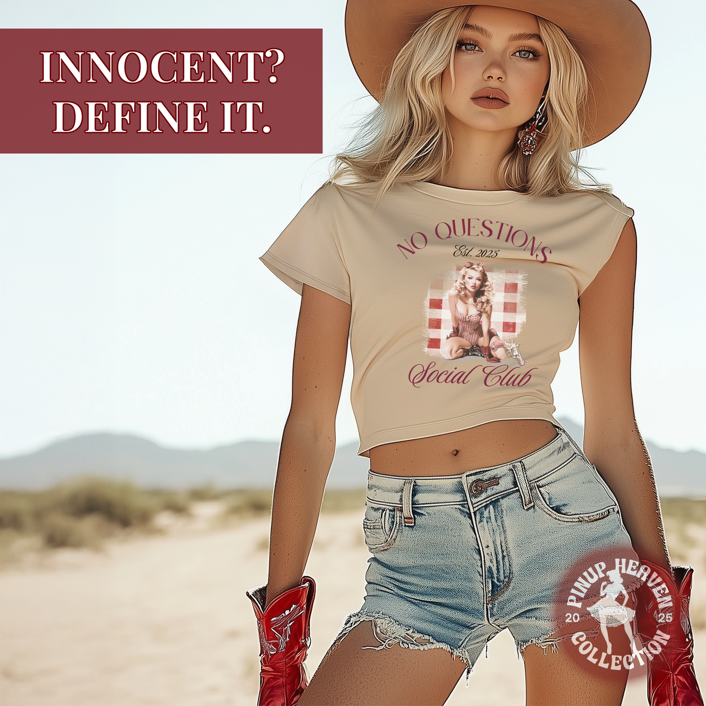 No Questions Social Club, Going Out Tops for Women, Graphic Tees for Women Y2k Tops, Crop Tops for Women, Womens Baby Tees